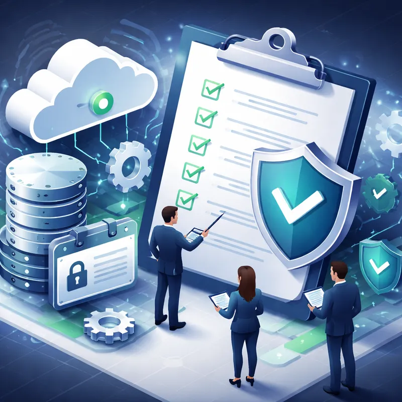 Visual checklist for improving disaster recovery readiness across AI and SaaS systems