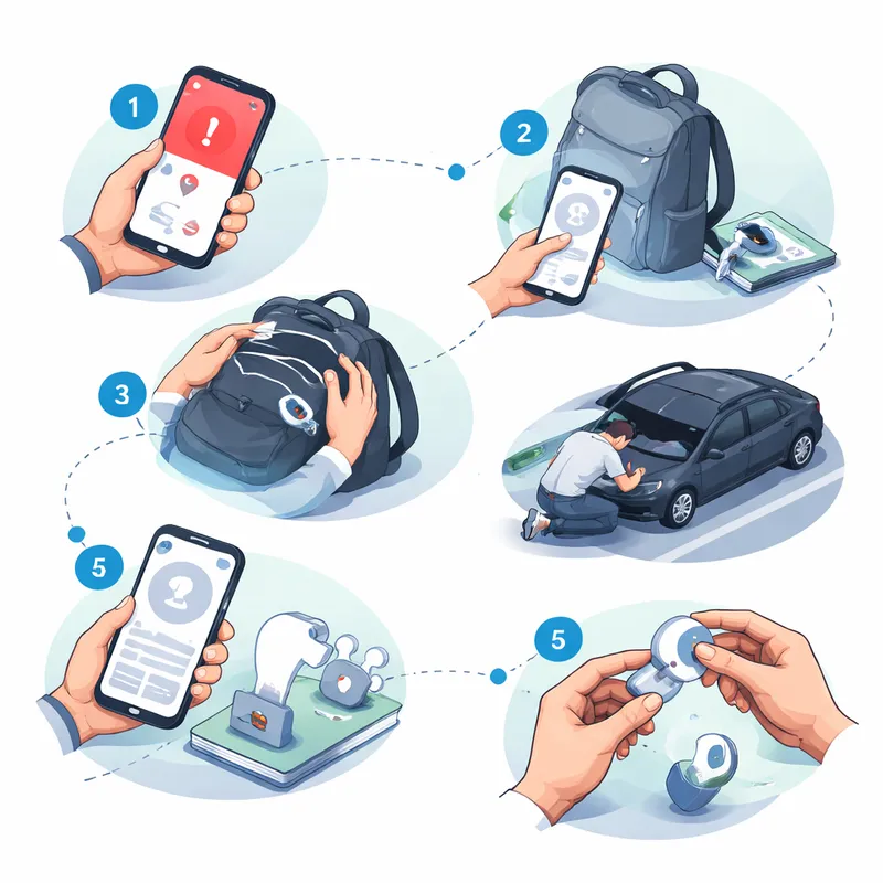 Step-by-step process for locating and disabling an AirTag after an alert